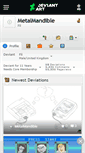 Mobile Screenshot of metalmandible.deviantart.com