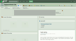 Desktop Screenshot of fantasyanimals-club.deviantart.com