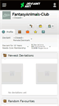 Mobile Screenshot of fantasyanimals-club.deviantart.com