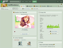 Tablet Screenshot of fullofemotions.deviantart.com
