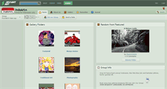Desktop Screenshot of indoart.deviantart.com