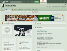 Tablet Screenshot of cat-of-the-skies.deviantart.com