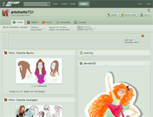 Tablet Screenshot of antoinette721.deviantart.com