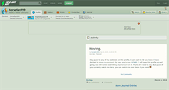 Desktop Screenshot of horsefan999.deviantart.com