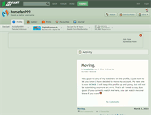 Tablet Screenshot of horsefan999.deviantart.com