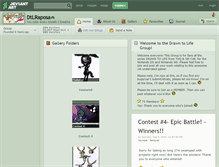 Tablet Screenshot of dtlraposa.deviantart.com