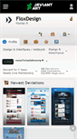Mobile Screenshot of floxdesign.deviantart.com