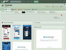 Tablet Screenshot of floxdesign.deviantart.com