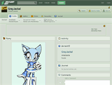 Tablet Screenshot of grayjackal.deviantart.com