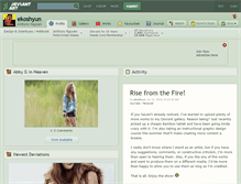 Tablet Screenshot of ekoshyun.deviantart.com