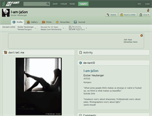 Tablet Screenshot of i-am-jason.deviantart.com