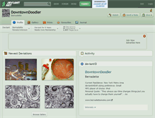 Tablet Screenshot of downtowndoodler.deviantart.com