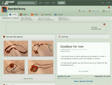 Tablet Screenshot of bearded-brony.deviantart.com