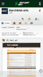 Mobile Screenshot of marchibial-arts.deviantart.com
