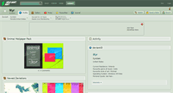 Desktop Screenshot of ikyr.deviantart.com