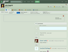 Tablet Screenshot of catwings30.deviantart.com
