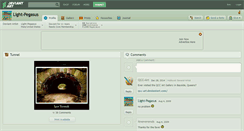 Desktop Screenshot of light-pegasus.deviantart.com