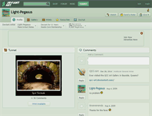 Tablet Screenshot of light-pegasus.deviantart.com