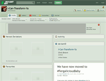 Tablet Screenshot of i-can-transform-ya.deviantart.com