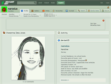 Tablet Screenshot of narosius.deviantart.com