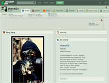 Tablet Screenshot of phanattix.deviantart.com