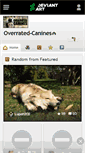 Mobile Screenshot of overrated-canines.deviantart.com