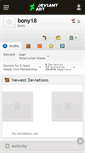 Mobile Screenshot of bony18.deviantart.com