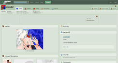 Desktop Screenshot of erender.deviantart.com