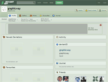 Tablet Screenshot of graphicway.deviantart.com