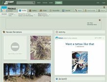 Tablet Screenshot of nazauz.deviantart.com