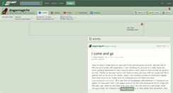 Desktop Screenshot of dragonmagic94.deviantart.com