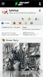 Mobile Screenshot of lumnus.deviantart.com