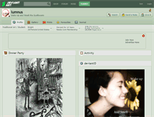 Tablet Screenshot of lumnus.deviantart.com
