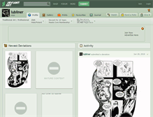 Tablet Screenshot of lubliner.deviantart.com