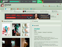 Tablet Screenshot of akinohiaki.deviantart.com