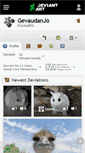 Mobile Screenshot of gevaudanjo.deviantart.com