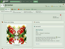 Tablet Screenshot of dim-horizon.deviantart.com