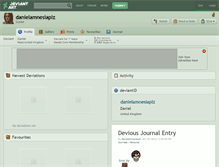 Tablet Screenshot of danielamnesiaplz.deviantart.com