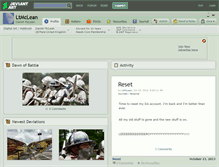 Tablet Screenshot of ltmclean.deviantart.com