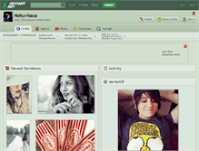 Tablet Screenshot of neko-hana.deviantart.com