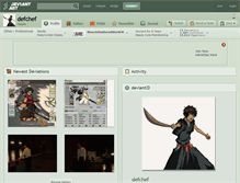 Tablet Screenshot of defchef.deviantart.com