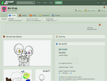 Tablet Screenshot of bh-9246.deviantart.com