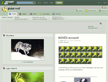 Tablet Screenshot of global-wolf.deviantart.com