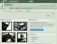 Tablet Screenshot of deviantclown.deviantart.com