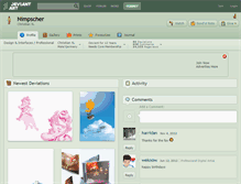Tablet Screenshot of nimpscher.deviantart.com