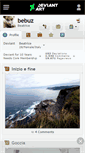 Mobile Screenshot of bebuz.deviantart.com