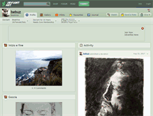 Tablet Screenshot of bebuz.deviantart.com