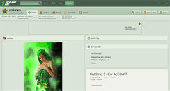 Desktop Screenshot of eniloram.deviantart.com