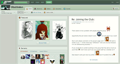 Desktop Screenshot of hitsuhinata.deviantart.com