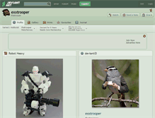 Tablet Screenshot of exxtrooper.deviantart.com